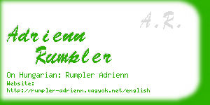 adrienn rumpler business card